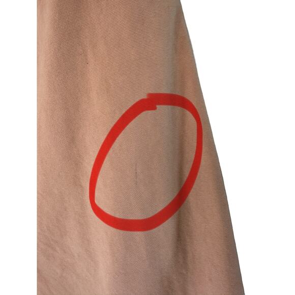 Stoned Immaculate Peach Sail Away Canvas Wide Leg Cropped Pants Size 27 - Picture 5 of 12